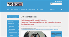 Desktop Screenshot of jetfanusa.com