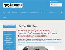 Tablet Screenshot of jetfanusa.com